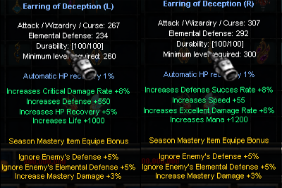 Earring of Deception